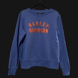 Harley-Davidson Sweatshirt | Orange & Blue